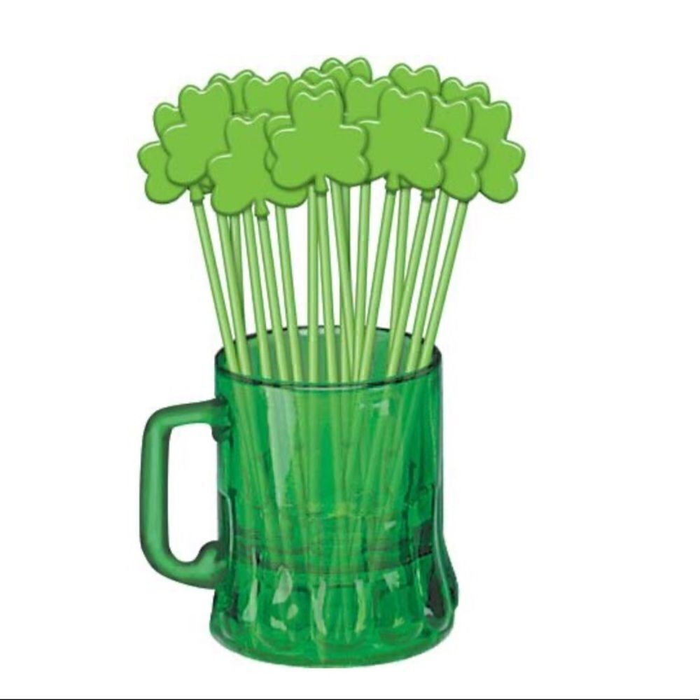Shamrock 3 1/2in Picks with Holder 36ct